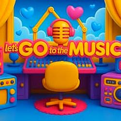 Let's GO to the MUSIC radio logo