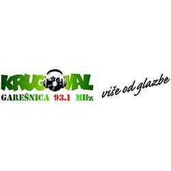 Krugoval 93.1 MHz radio logo