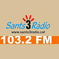 Sants 3 Ràdio 103.2 FM logo
