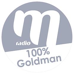 M 100% Goldman radio logo