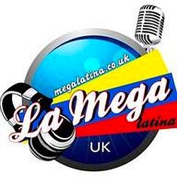 Mega Latina UK radio logo