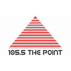 105.5 The Point radio logo