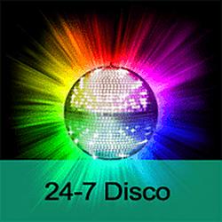 24-7 Disco radio logo