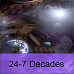 24-7 Decades (The Number One's) radio logo