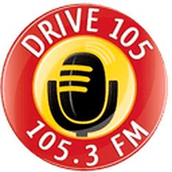 Drive 105 radio logo