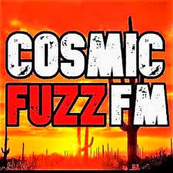 Stoner rock radio / Cosmic FuzzFm logo