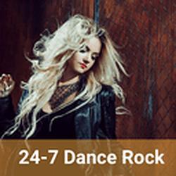 24-7 Dance Rock radio logo