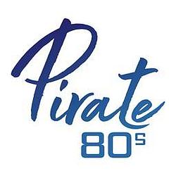 Pirate 80s radio logo