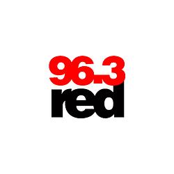 Red 90s radio logo