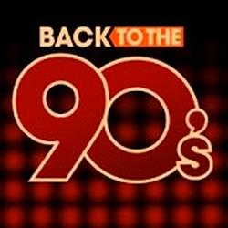 Back to the 90s radio logo