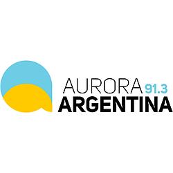 Aurora Argentina 91.3 radio logo