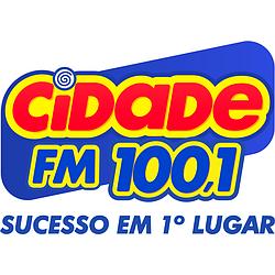 Rádio Cidade FM 100.1 logo