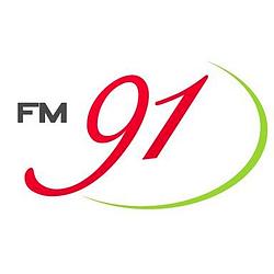 91 FM logo