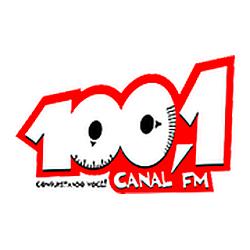 Canal 100.1 FM logo