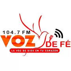 Emisora Cristiana Voz de Fe 104.7 Fm logo