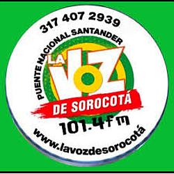La Voz de Sorocota radio logo