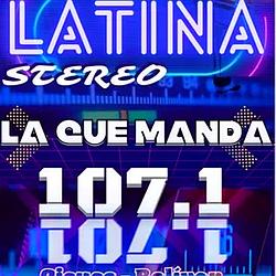 Latina Fm 107.1 La Que Manda logo