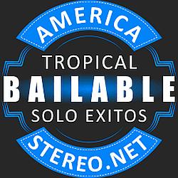 America Stereo.Net Tropical Bailable radio logo