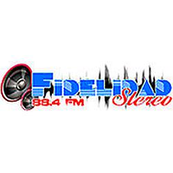 Fidelidad Stereo 88.4 radio logo