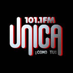 Unica 101.1 FM logo