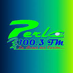 Perla 100.3 FM logo