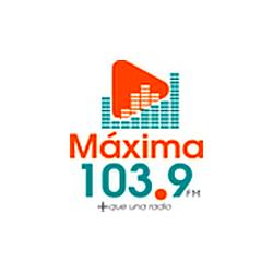 Maxima 103.9 + Que Una Radio logo