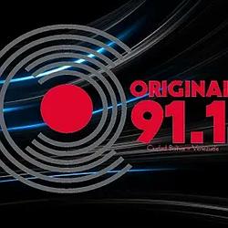 Original 91.1 FM logo