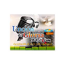 Unción de gloria 93.3 fm logo