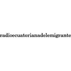 radioecuatorianadelemigrante radio logo