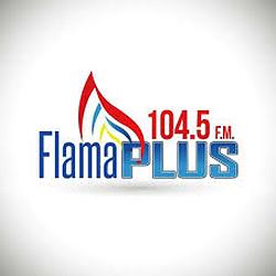 Flama Plus 104.5 radio logo