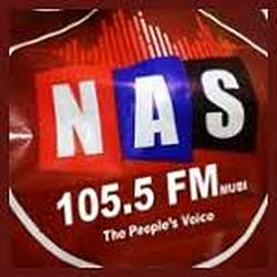 NAS FM 105.5 Mubi logo