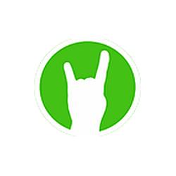 Жаңа Rock radio logo