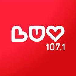 Luv 107.1 radio logo