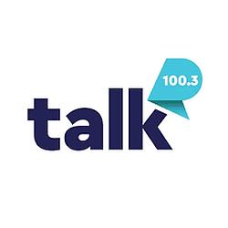 Talk 100.3 radio logo