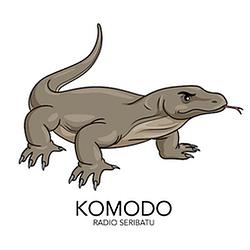 Radio Seribatu - Komodo logo