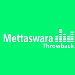 Mettaswara Throwback 80's radio logo
