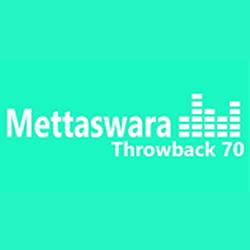 Mettaswara Throwback 70's radio logo