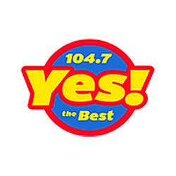 104.7 Yes The Best radio logo