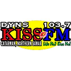 Dyns-kiss-fm-103.7 Catarman logo