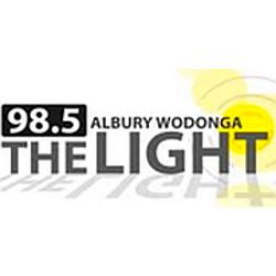 98.5 theLight radio logo