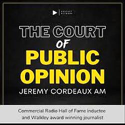 Jeremy Cordeaux's The Court Of Public Opinion radio logo
