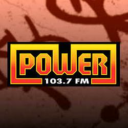 Power 103.7 FM logo