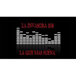 La Invasora 108 radio logo