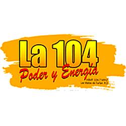 La 104 FM logo