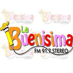 La Buenisima 91.7 FM logo