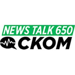 News Talk 650 CKOM radio logo