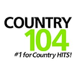 Country 104 radio logo