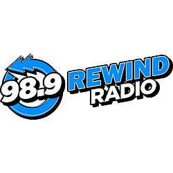 98.9 Rewind Radio logo