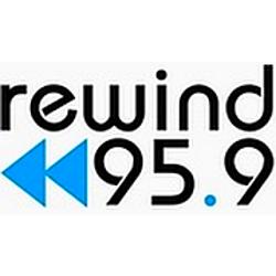 Rewind 95.9 radio logo
