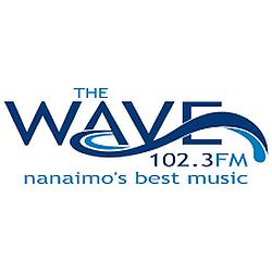 102.3 The Wave radio logo